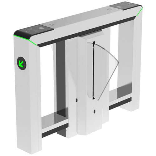 Mars Mars F1200 Series Dual Lane Flap Barrier Turnstile