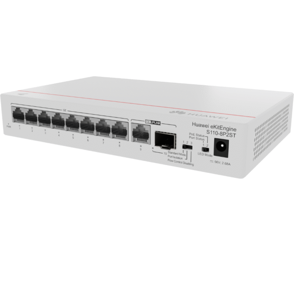 Huawei Ekit Switch S110-8P2ST (90 V AC to 264 V AC)