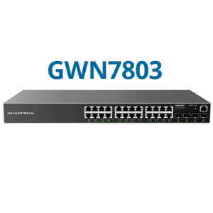Grandstream GWN7803 | Layer 2+ Managed Switch (24GE + 4 SFP) for Business Networks | Available In Pakistan